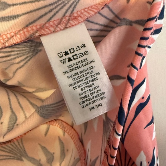 Pink Patterned Women's Golf/ Tennis Zip - Picture 3 of 4